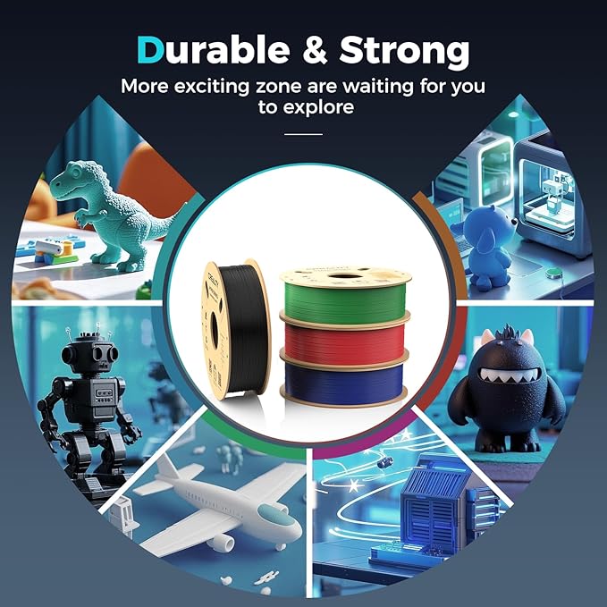 Creality PETG Filament, Hyper 1.75 mm 1 kg PETG: High-Speed 3D Printer Filament - Image 8