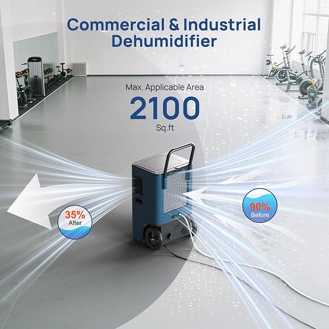 ARGENDON 170 Pints Commercial Home Dehumidifier - Image 4