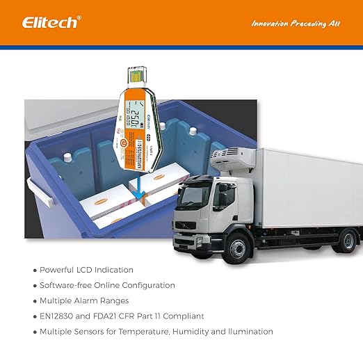Elitech WHO PQS Certificated 10 Pack Temperature Data Logger 120Days - Image 5