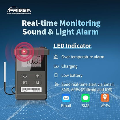 Frigga T71 4G/5G Reusable Real-Time Temperature Data Logger - Image 6
