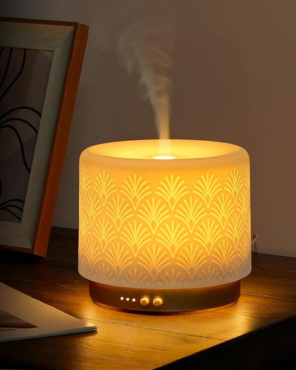 Ceramic Essential Oil Diffuser 280ml- Aromatherapy Diffuser by ONABOVIVA