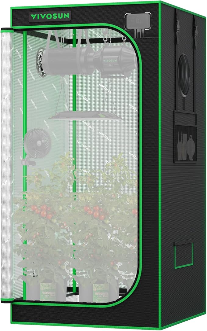 VIVOSUN P276 2.7x2.7 PRO Grow Tent, Indoor Plant Grow Tent Greenhouse by VIVOSUN