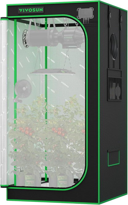 VIVOSUN P276 2.7x2.7 PRO Grow Tent, Indoor Plant Grow Tent Greenhouse by VIVOSUN