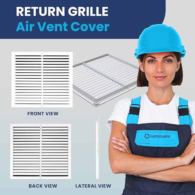 20x18 Inch Air Return Vent Cover Decorative – Premium Aluminum AC Vent Cover - Image 2