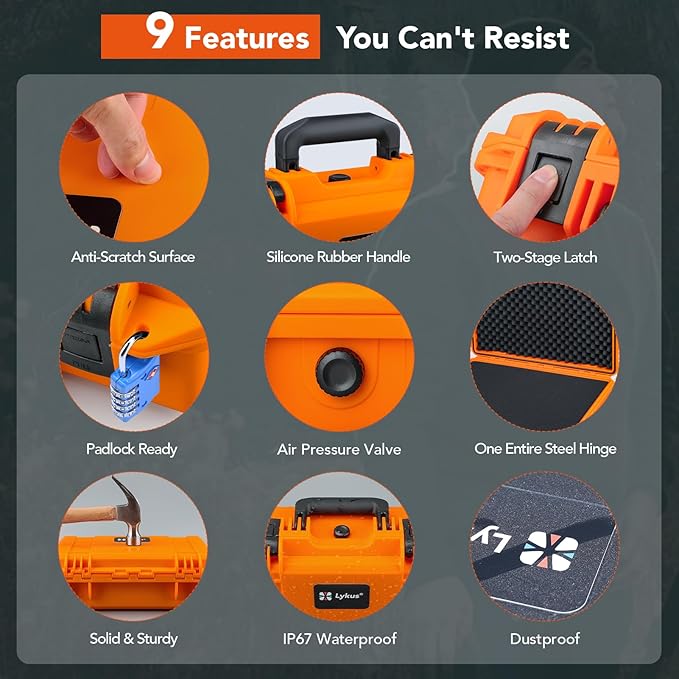 Lykus HC-4410 Waterproof Hard Case - Image 4