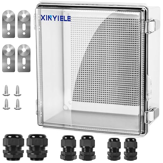 Waterproof Outdoor Project ABS Plastic Junction Box IP67 Weatherproof Dustproof by XINYIELE