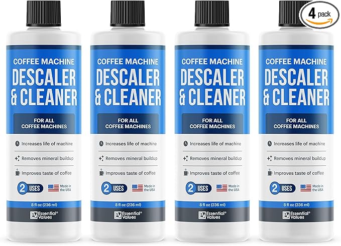 Essential Vales Descaling Solution Coffee Machine Descaler Cleaner by EssentialValues