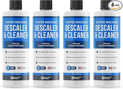 Essential Vales Descaling Solution Coffee Machine Descaler Cleaner by EssentialValues