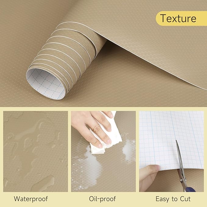 WochiTV Adhesive Shelf Liner 11.8 X 59 Inches Peel and Stick Kitchen Liner - Image 3