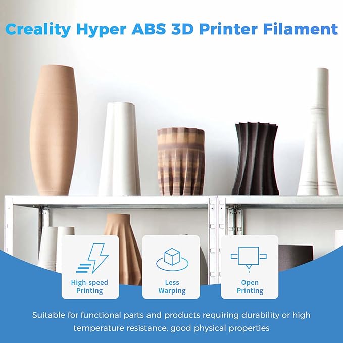 Creality Hyper ABS Filament, Official 3D Printer Filament ABS 1.75mm - Image 6