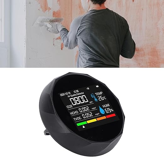 TOPINCN 5 in 1 Indoor Air Quality Meter, Air Tester - Image 4