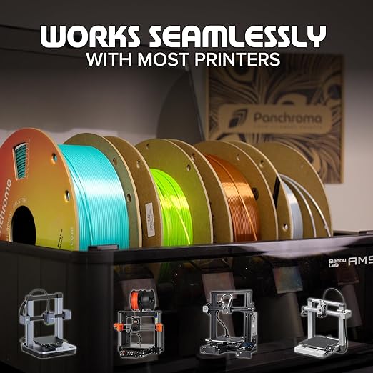 Panchroma PLA Red 3D Printer Filament, 1kg Spool, High Speed Printing, Tangle - Image 6