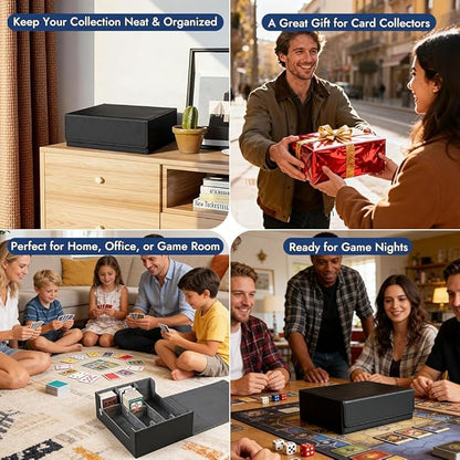 Shintop Card Storage Box for 1800+ Trading Cards, Deck Organizer Case - Image 7