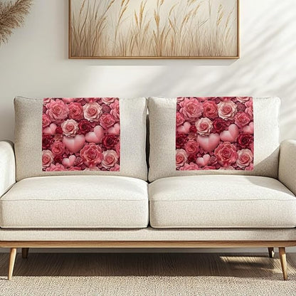 Valentine's Rose Headrest Cover - Image 2