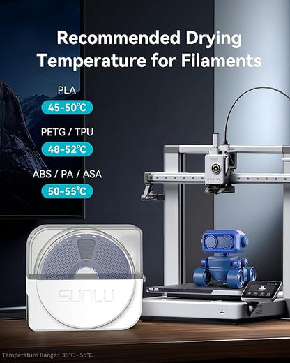 SUNLU Official Filament Dryer S1 Plus, Built-in Circulation Fan, Filament Dryer - Image 6