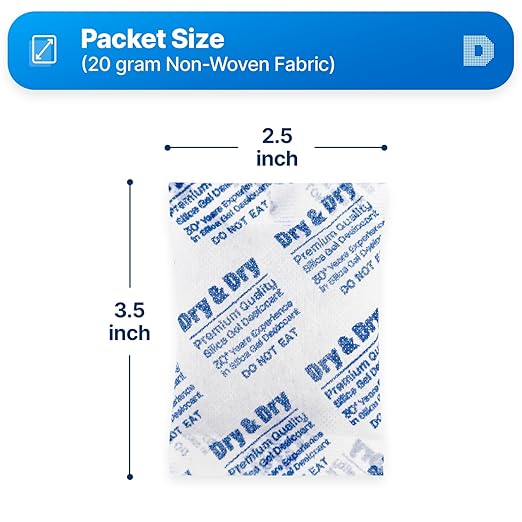 Dry & Dry Silica Gel Packets, Desiccants - Image 6