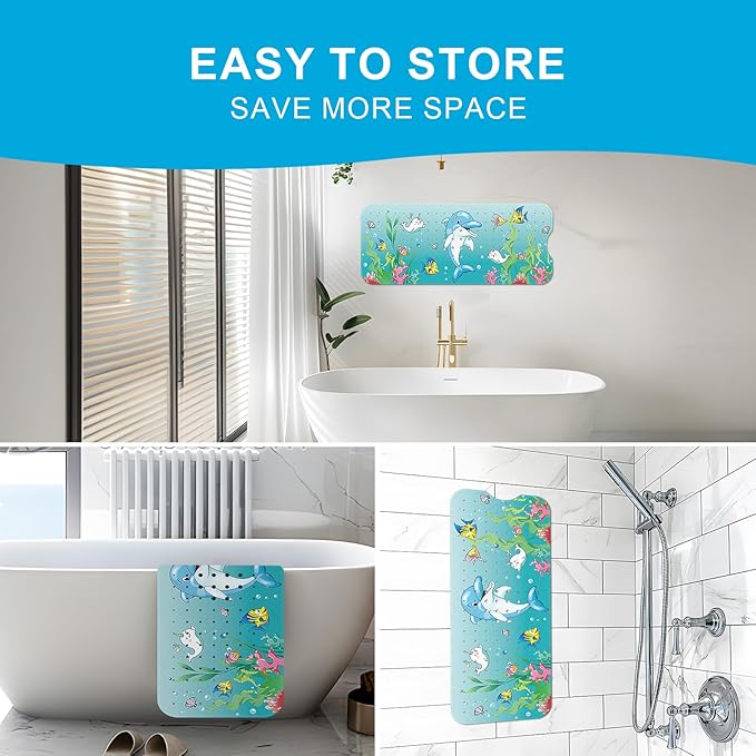 XIYUNTE Baby Bath Mat for Tub Non Slip Kids Bath Mat - Image 6