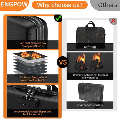 ENGPOW Fireproof Document Box - Image 3