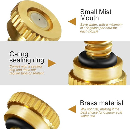 KUWAN 30pcs Brass Misting Nozzles - Image 3