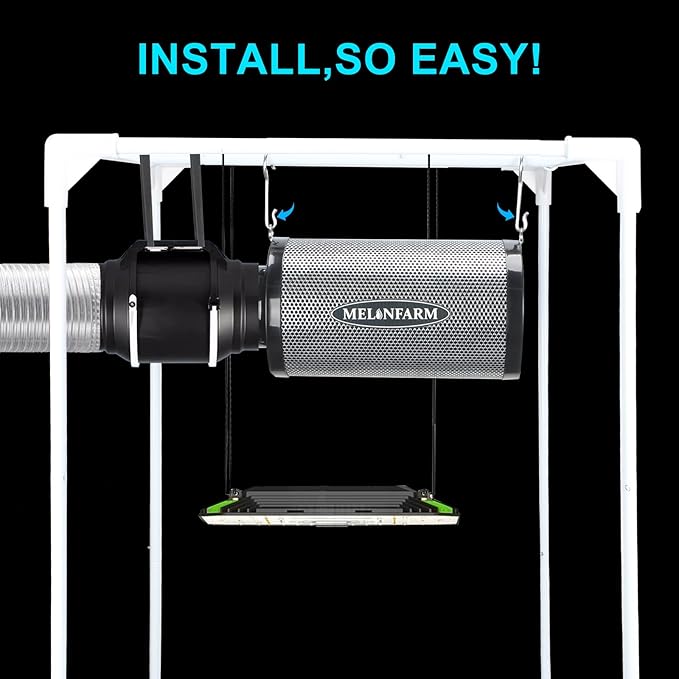 MELONFARM 6" Air Carbon Filter Smelliness Control - Image 8