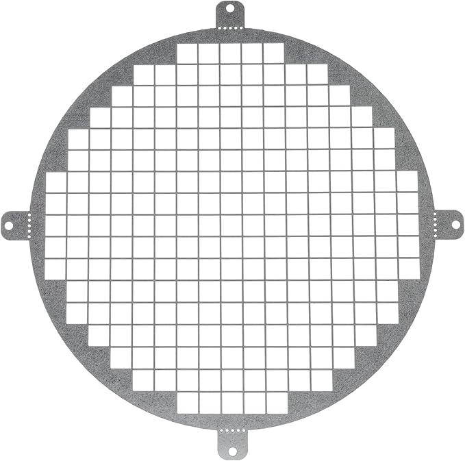 Repa Market 8" Inch Galvanized Steel Round Crawl Space Vent Grid by RepaMarket