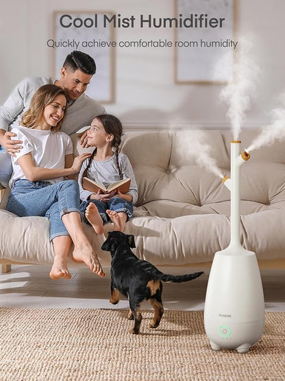 Humidifiers for Bedroom Large Room Home, 5L Quiet Cool Mist Top Fill Humidifier - Image 6