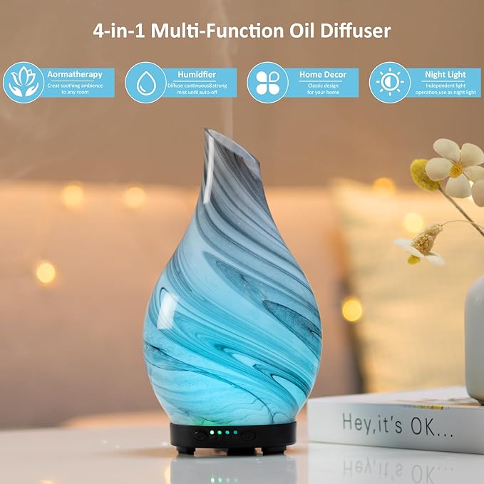 Essential Oil Diffuser 120ml Ultrasonic Aromatherapy Diffuser - Image 3