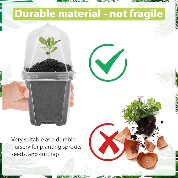 Hyuetrsa 30 Sets Plant Nursery Pots - Image 4