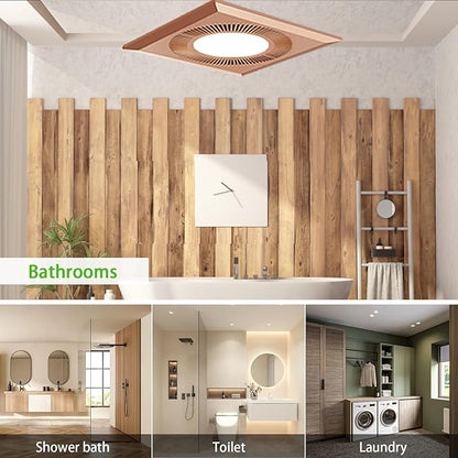 Bathroom Exhaust Fan with LED Light Vent Fans - Image 5