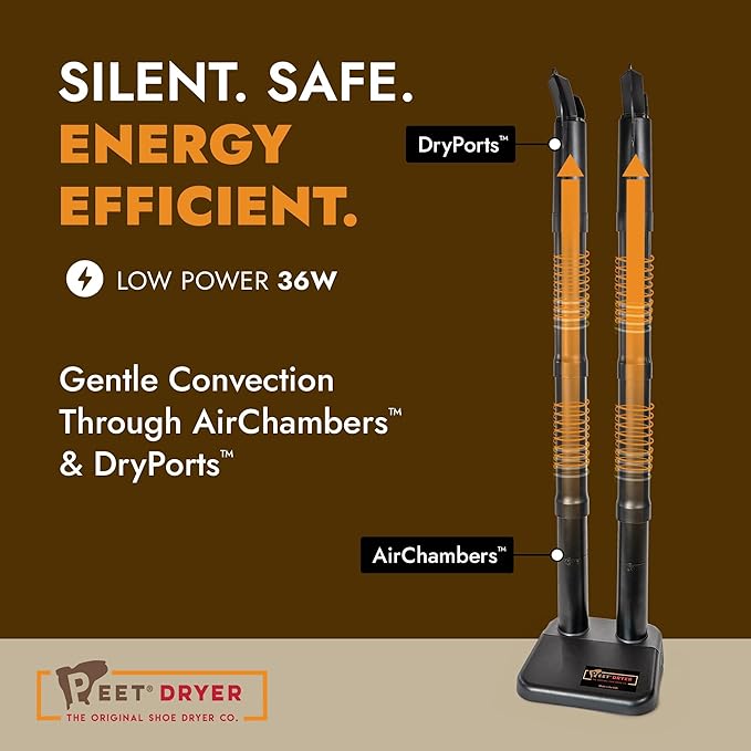 PEET, Electric Shoe Dryer with 2 Sets of 12" Extensions, Effective Drying - Image 3