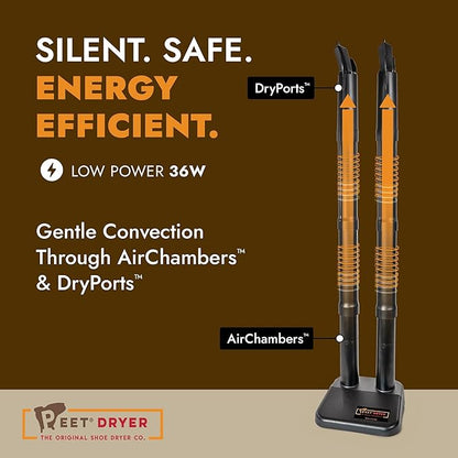 PEET, Electric Shoe Dryer with 2 Sets of 12" Extensions, Effective Drying - Image 3