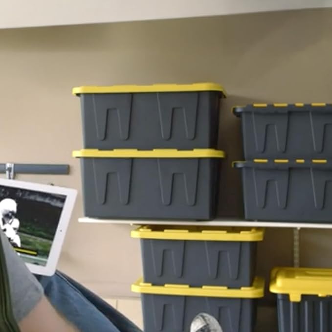 HOMZ 2-Pack Durabilt, Heavy Duty Plastic Storage Bins - Image 8