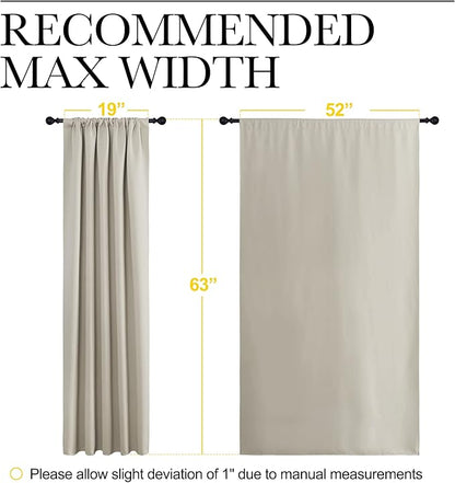 NICETOWN Blackout Curtains for Living Curtains, Room Darkening Window Curtain - Image 7