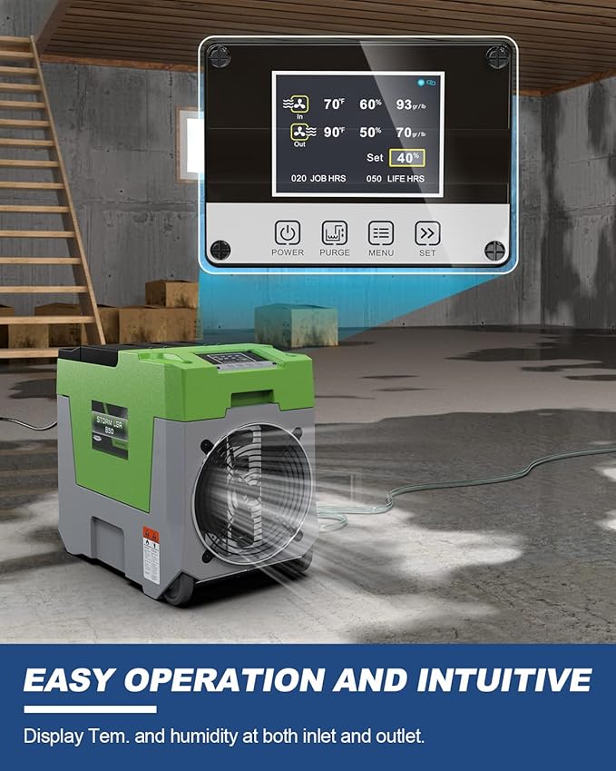 AlorAir 180 PPD Commercial Dehumidifier - Image 3