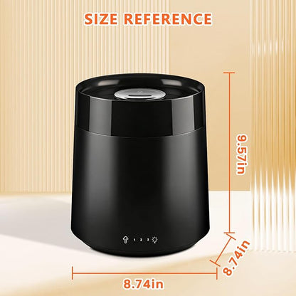 Humidifiers for Bedroom Home, 3L Top Fill Cool Mist Humidifier for Baby Nursery - Image 3