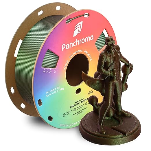 Polymaker Panchroma Green Color Changing PLA, Glitter Starlight Meteor 3D by Polymaker