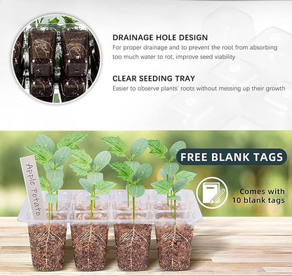 Seedling Starter Tray 6 Packs Seed Starter Tray - Image 5