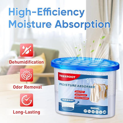 8 Pack Moisture Absorbers, 16 OZ Humidity Absorber Bucket, Moisture Absorbers - Image 3
