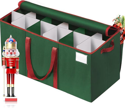 Nutcracker and Figurine Collectibles Storage Box， Large Ornament Storage by Unknown