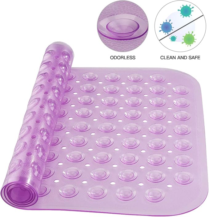 YINENN Bath Tub Shower Stall Mats 31x15.5 Inch Non-Slip and Latex Free - Image 2