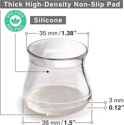 X-Protector Silicone Chair Leg Floor Protectors - Image 5