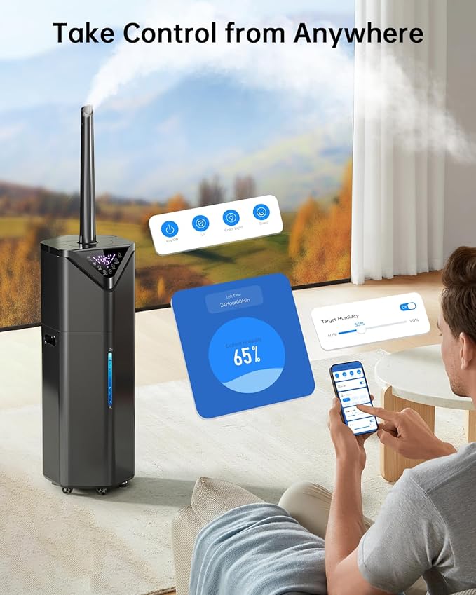5Gal Humidifiers for Bedroom Large Room up to 2800ft², APP/Remote Control - Image 2