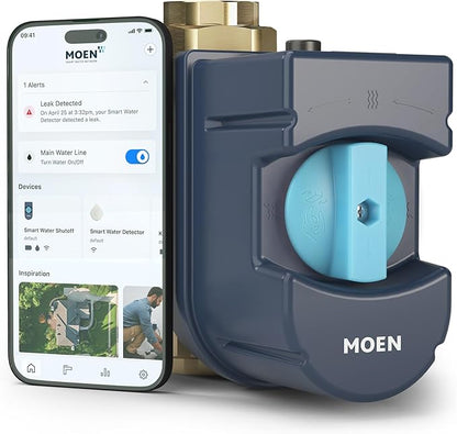 Moen Flo Smart Water Monitor and Automatic Shutoff Sensor, Wi-Fi Connected by Moen
