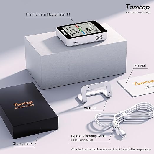 Temtop Humidity Meter T1, Indoor Thermometer - Image 9