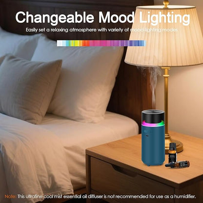HODEMI Portable Smart Essential Oil Diffuser, Cold Mist Car Air Freshener - Image 6