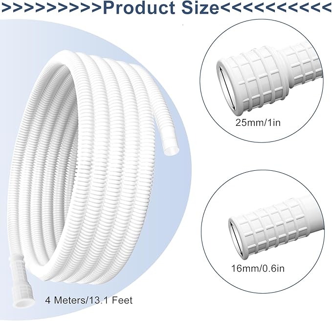 Universal Dehumidifier Drain Hose 13 Feet Air Conditioner Hose - Image 2