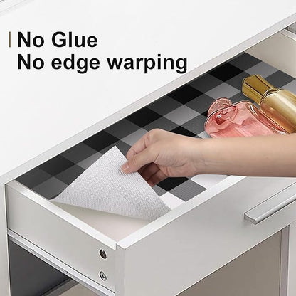 Shelf Drawer Liner for Kitchen Cabinets Non-Adhesive Non-Slip, Hide Stains & - Image 8