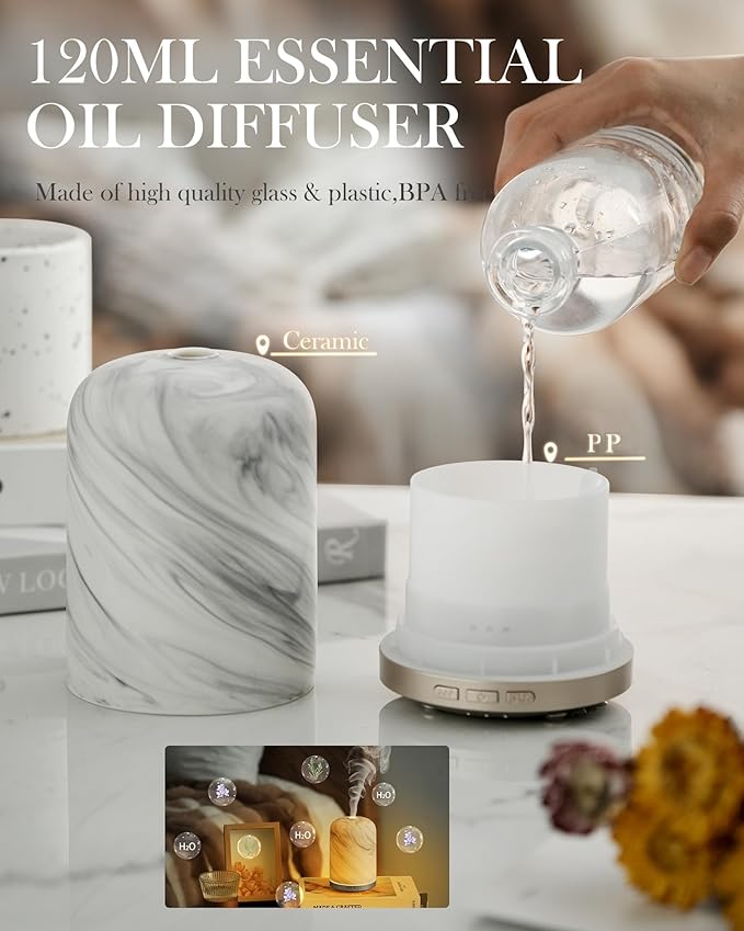 Essential Oil Diffuser – 2.4MHz Ultrasonic Aromatherapy Diffuser, Health Night - Image 6