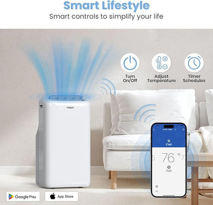TOSOT 14, 000BTU Smart WiFi Portable Air Conditioner - Image 4