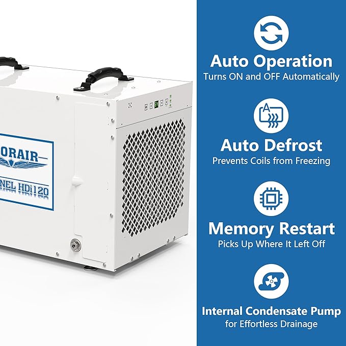 ALORAIR Sentinel HDi120 Commercial Dehumidifier - Image 3